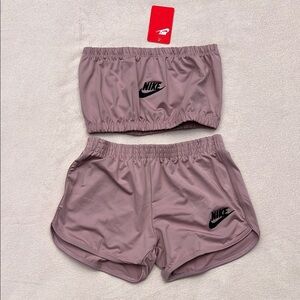 Nike Pink Athletic Shorts Lightweight Elastic Waist